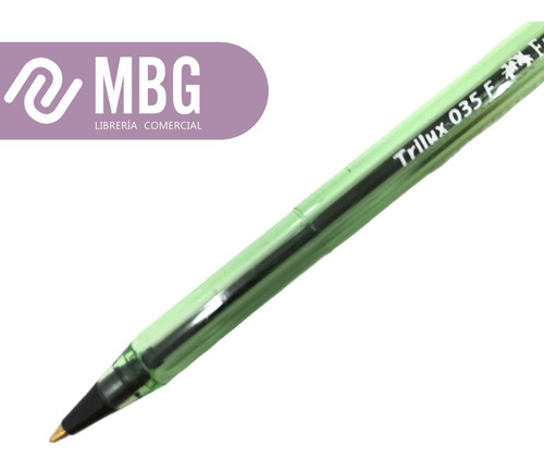 Imagen 2 de 6 de Lapicera Bolígrafo Faber-castell Trilux 035 F X 12 Unidades