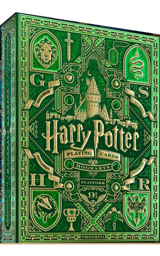 Baraja De Cartas Harry Potter, Theory11 Slytherin Original.