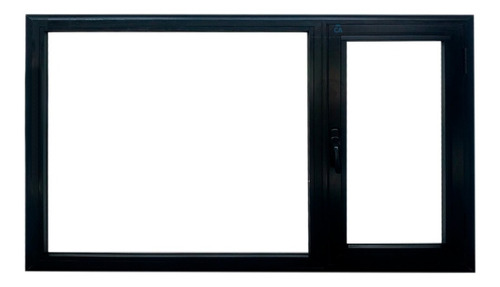 Ventana Patagonica Modena Alumin Negro 180x110 Vidrio Dvh 56