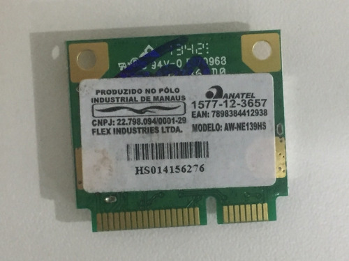 Placa Wireless E-max Anatel Aw-ne139h