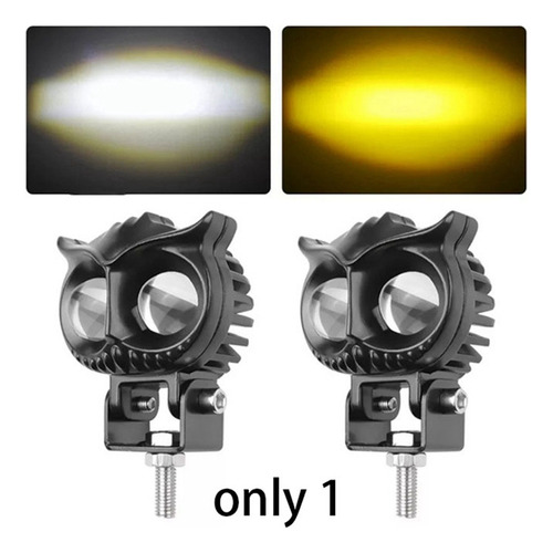Foco Led Con Forma De Búho For Moto, Luz Frontal Larga Y