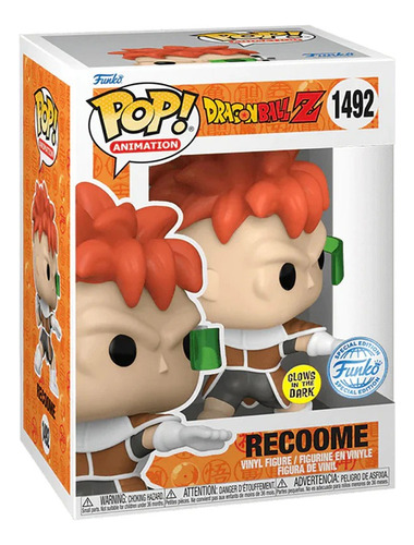 Funko Pop Recoome 1492 Special Edition Glow Dragon Ball