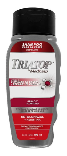Triatop Shampoo Reparación Con Ketoconazol Y Keratina 400ml
