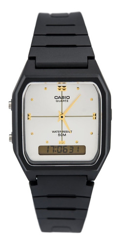 Reloj Casio Sumergible 50 Mts. Con Cronómetro Aw 48 He