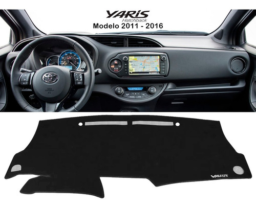 Cubretablero Bordado Yaris Hatchback Modelo 2011