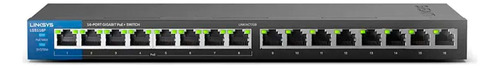Linksys Lgs116p Switch 16 Puertos Gigabit 8 Poe, 80w