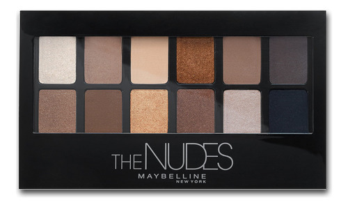 Maybelline New York The Nudes Paleta De Sombra De Ojos, 0,3.