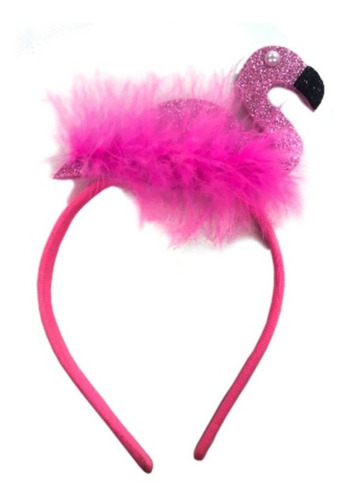 Tiara De Carnaval / Bloquinho Flamingo Rosa