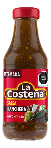 Salsa La Costeña Ranchera Tatemada 450g