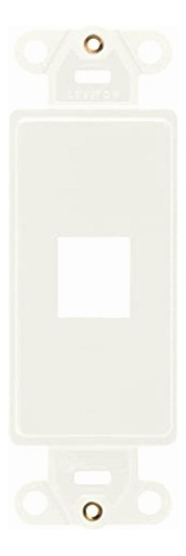 Leviton 41641-w Inserto Quickport Decora, 1 Puerto, Blanco