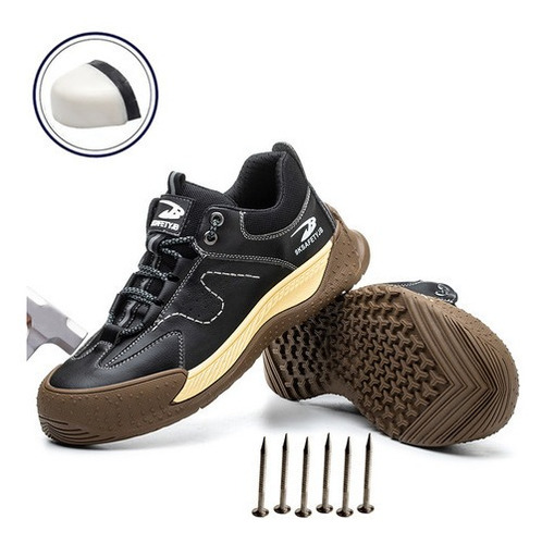 Tenis Industriales Hombre Seguridad Trabajo Casquillo Jb676