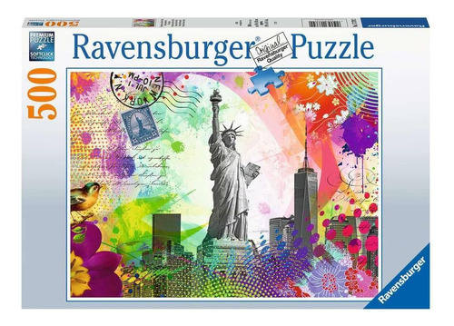 Ravensburger New York City Postal Rompecabezas De 500 Piezas