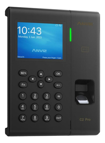 Control Asistencia Anviz C2 Pro Huella Rfid Poe Wifi 125khz