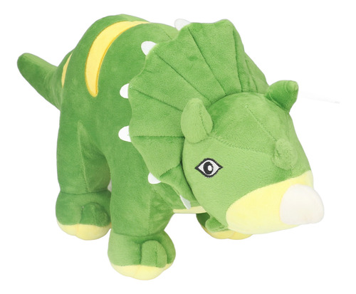 Peluche De Triceratops, De Color Verde, Suave, Bonito Y Segu