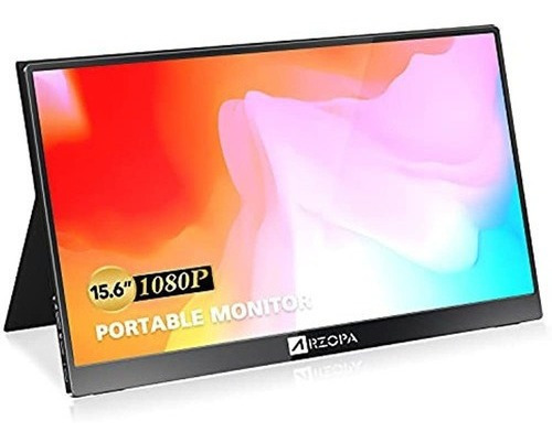 Monitor Portatil, Arzopa 15.6 Pulgadas Fhd Hdr P 100% S