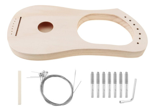 Origlam Lyre Harp Kit De Bricolaje De 7 Cuerdas, Haga Su De
