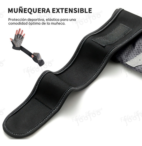 Y Guantes Para Gym Pesas Deportivos Muñequeras Mujer Y