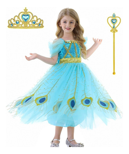 Vestido Jasmine Disfraz De Princesa Aladdin Para Niñas Fiesta Cumpleaños Carnaval Halloween Disfraces De Rol