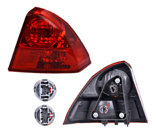 Honda Civic 03-05 Calavera Exterior Depo