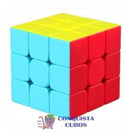 Cubo Mágico 3x3x3 Profissional Qiyi Warrior W Colorido