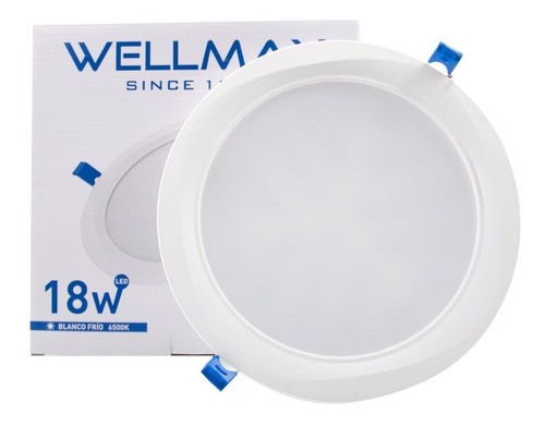 Panel Led Embutido 18w Frio Garantia 1 Año -wellmax Bascotel