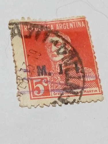 Estampilla Argentina 606 San Martín      (11)