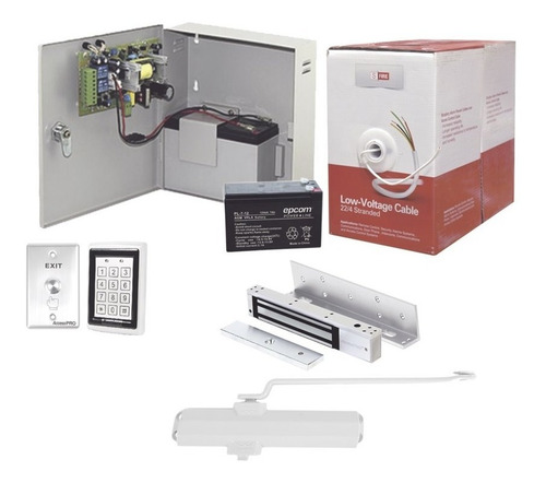 Kit Con Sistema Completo De Control De Acceso