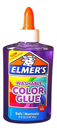 Pegamento Elmers Para Slime Elmer´s Glue Colores A Escoger Color Morado Transparente