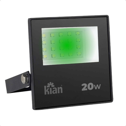 Projetor Refletor Led 20w Luz Verde Bivolt Kian