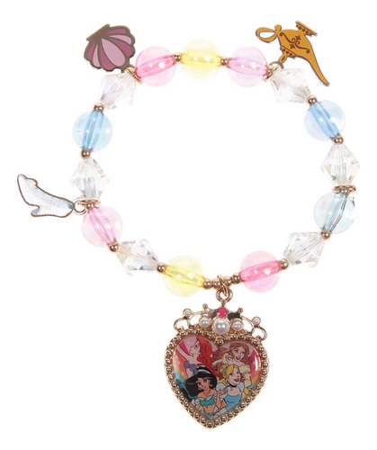 Pulsera Princesas Sirenita Cenicienta Bella Jazmín Disney