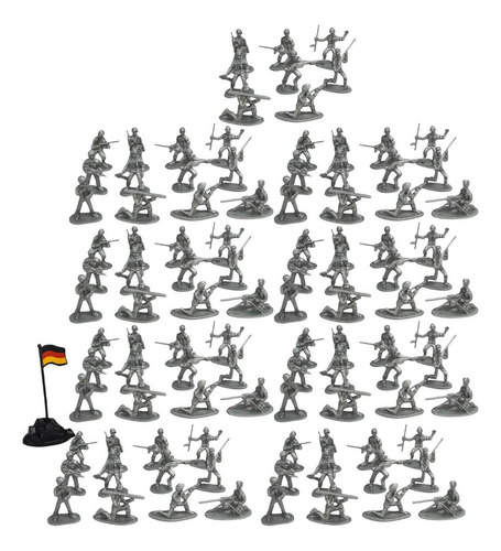 Figuras De Acción De La Segunda Guerra Mundial Plata