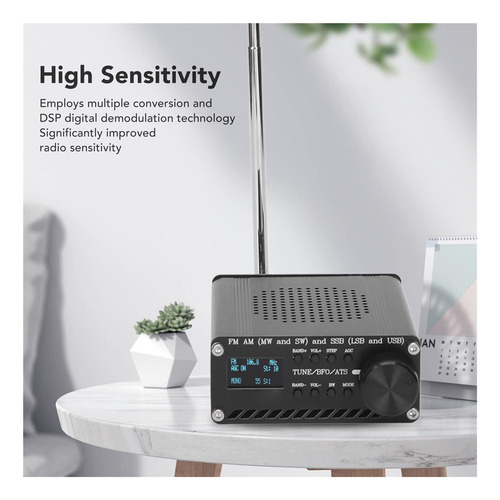 L Radio De Onda Corta, Escáner Receptor De Todas Las Bandas