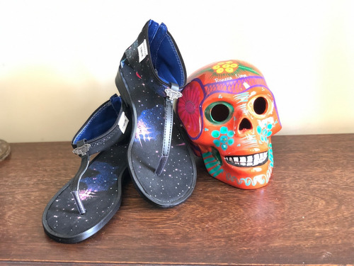 Sandalias Te Para Tres De Diseño Modelos Exclusivos Negra