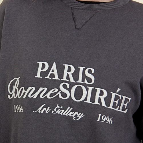 Buzo Oversize Con Bordado Paris