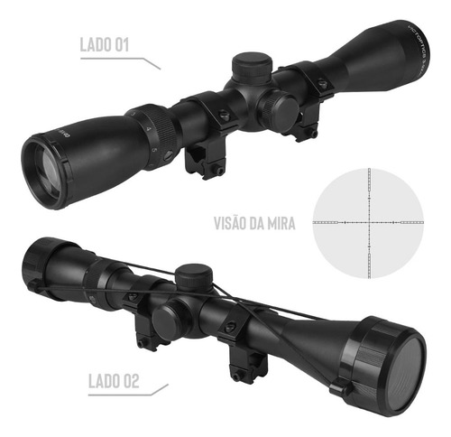 Arma De Chumbo Artemis M22 Uller-luneta Pac 3-9x40