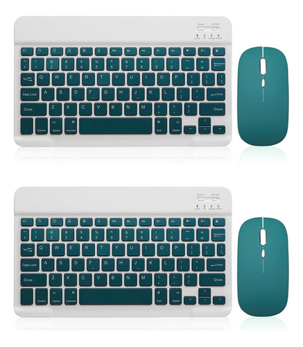 Kit Teclado + Mouse Para iPad Tablet Celular Pc Bluetooth