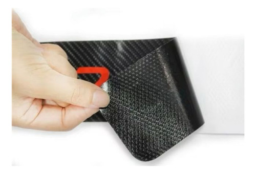 Cm- Sticker Porsche Cubre Estribo Fibra De Carbon