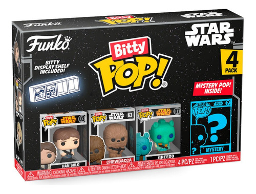 Funko Bitty Pop Star Wars Series 3 (4 Figuras) 