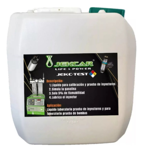 4 Litros Liquido Para Prueba De Inyectores Jekcar