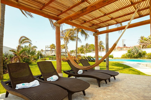 Departamento En Renta Planta Baja Residencial Privado A Unos Pasos De La Playa