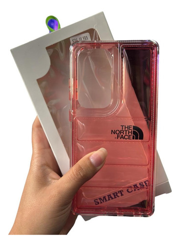 Funda Case The North Face Para Samsung 2 En 1 Rojo Samsung S25 Ultra
