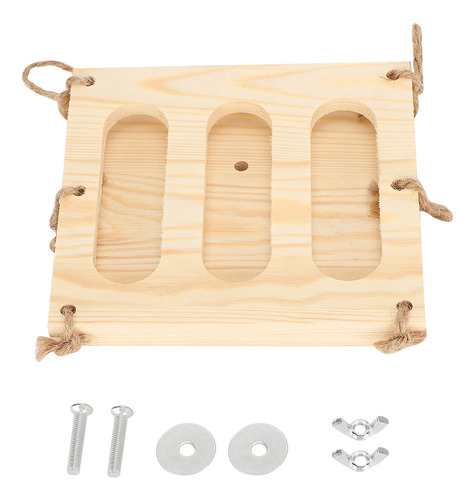 Estante Plegable De Madera Para Comedero Con Estructura Para