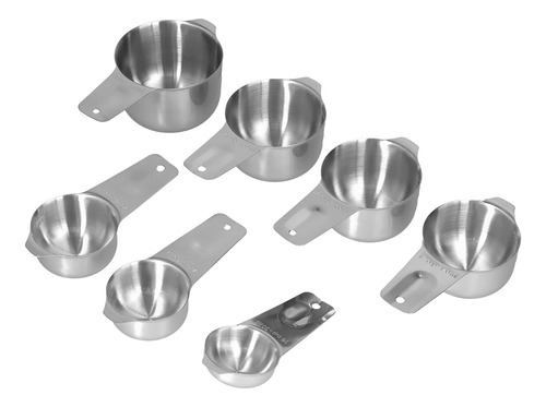 Juego De Cucharas Medidoras Para Tazas Medidoras De Acero In
