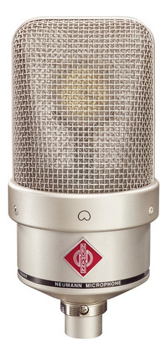 Microfone Condensador Neumann Tlm 49 Set Estudio Shockmount Cor Prateado