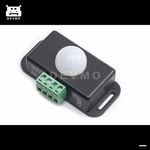 Interruptor Sensor Movimiento Pir Infrarrojo 12v-24v 8a Led