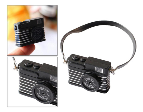 1:12 Cámara Digital Miniatura Con Lanyard Slr Estilo 2