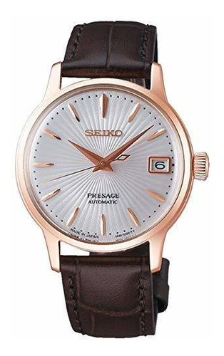 Presage Automatic Ladies Cocktail 'bellini' Rose Gold Watch 