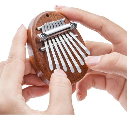 Mini Kalimba, 8 Teclas, Piano Instrumento Portátil