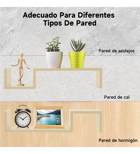 Repisas Flotanteskit 2 Repisas Flotantes De Pared
