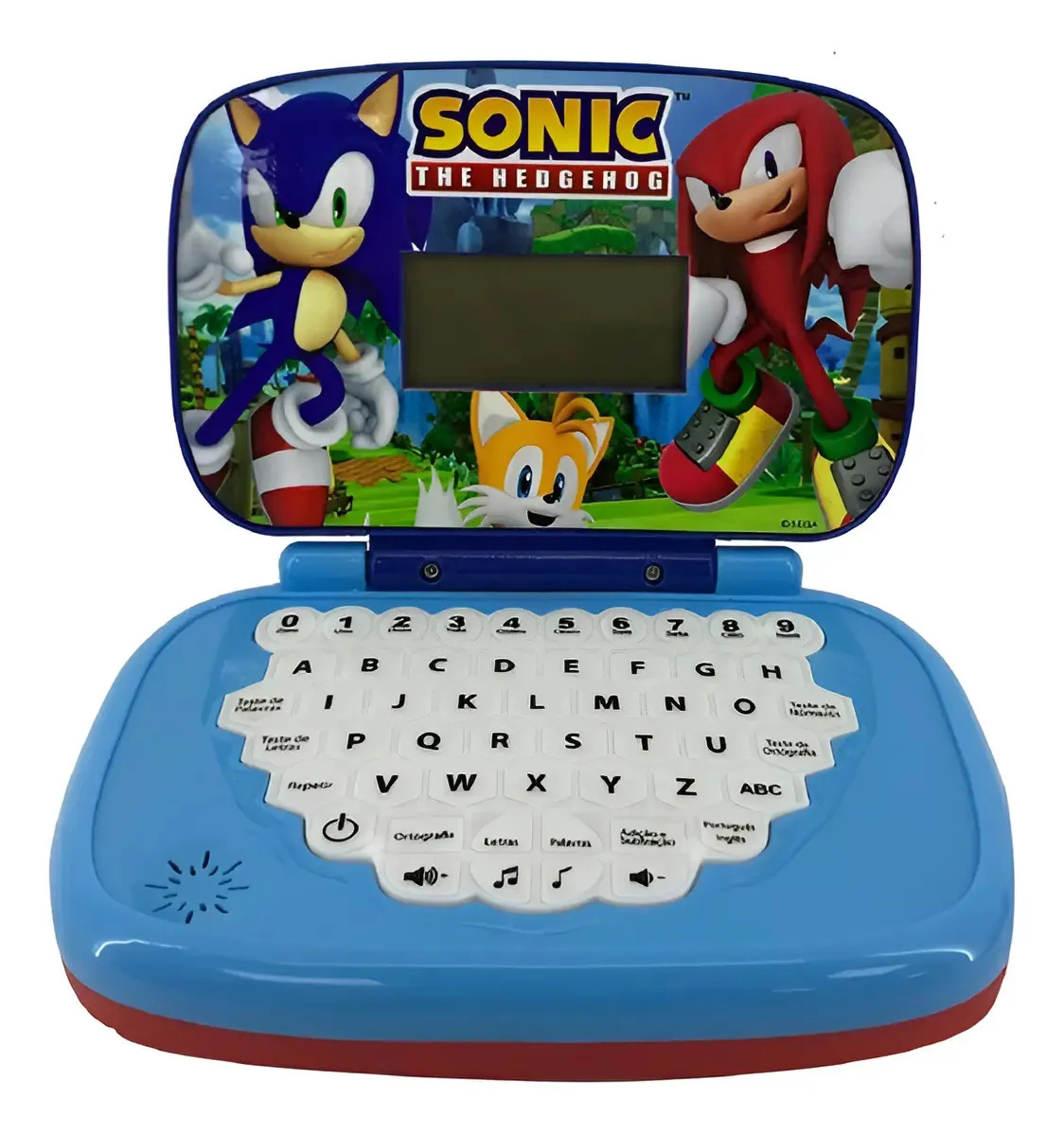 Laptop Infantil Didático Educativo Bilíngue Candide Cor Sonic